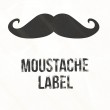 Moustache Label