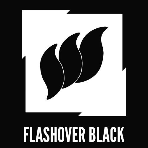 Flashover Black logotype